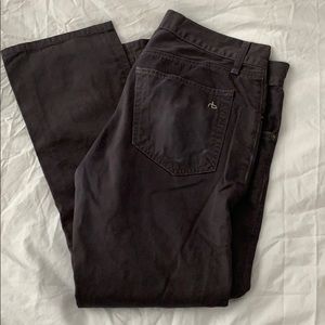 Rag & bone gray Jeans off-black slim straight 30